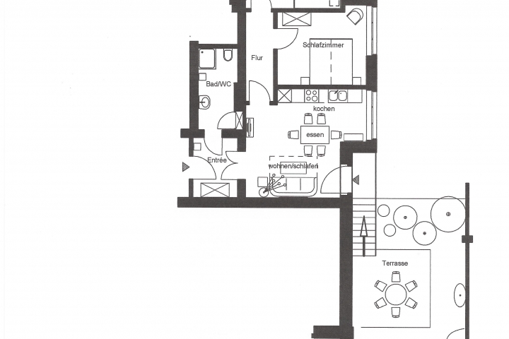 Grundriss der Wohnung Foto 12