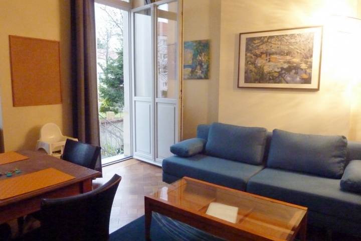 Wohn/Eßbereich mit Gartenausgang Foto 5